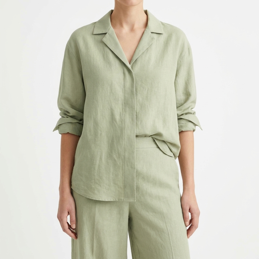 100% Polyester Linen-Look Fabric rendered