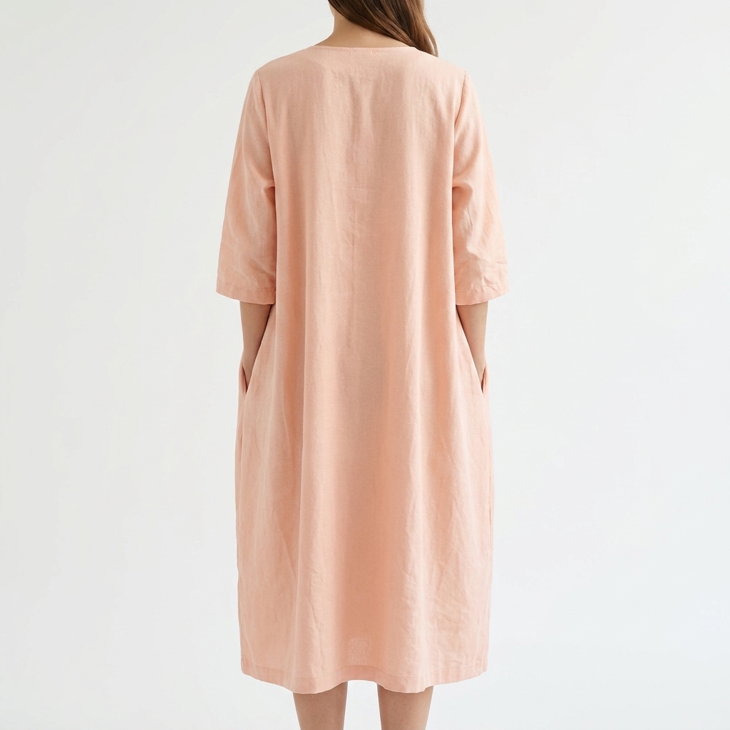 100% Polyester Linen-Look Fabric rendered