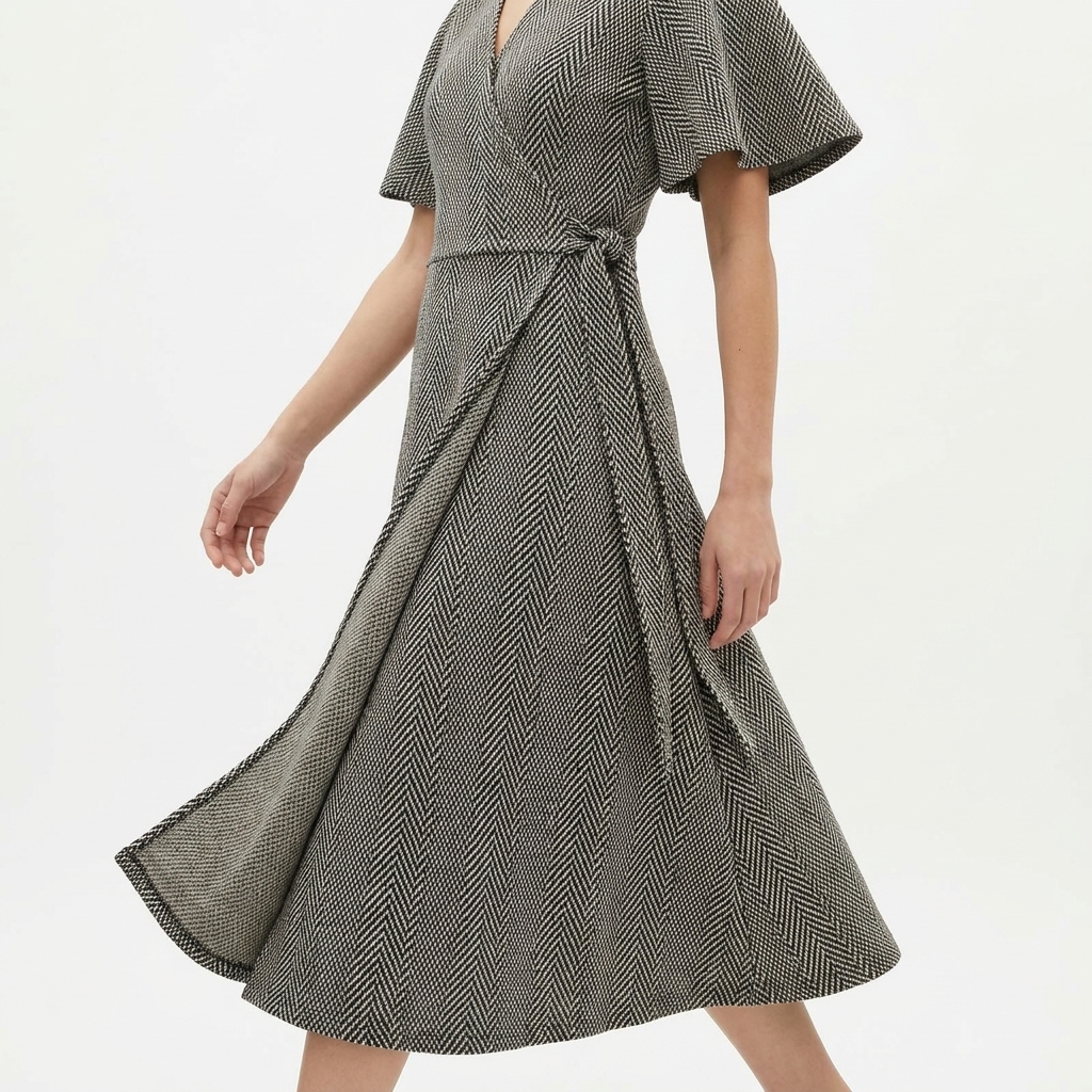 Jacquard Polyester Interlock Knit Fabric rendered