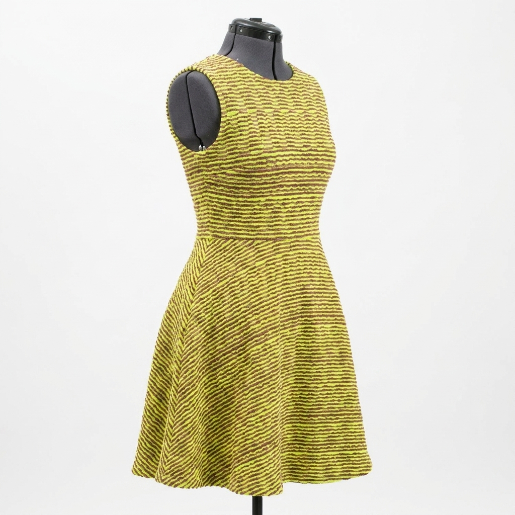 Jacquard Polyester Cotton Pointelle Knit Fabric rendered