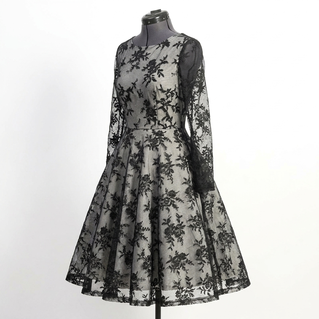 100% Polyester Lace Fabric rendered
