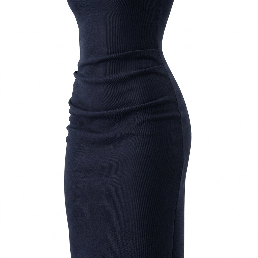 Heather Viscose Stretch Scuba Knit Fabric rendered