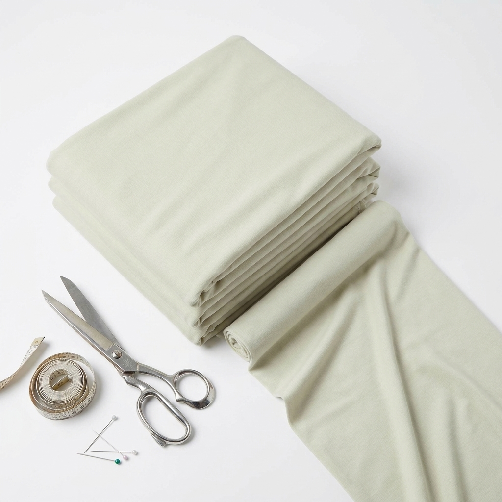 Washed Modal Polyester Jersey Knit Fabric rendered