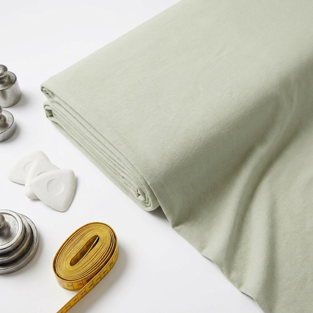 Cotton Modal Stretch Jersey Knit Fabric rendered