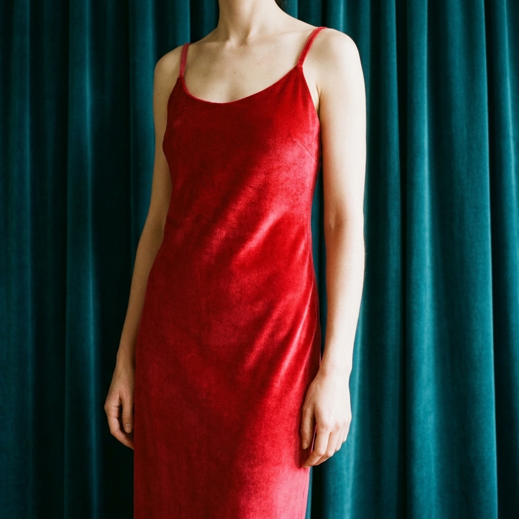 Cotton Polyester Velvet Fabric — Dresses