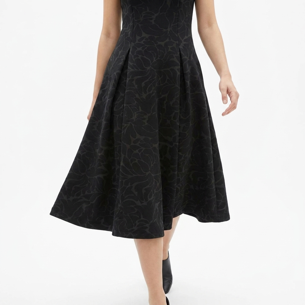 Jacquard Polyester Stretch Scuba Knit Fabric — Dresses