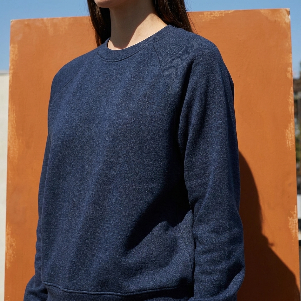 Heather 100% Polyester French Terry Fabric rendered