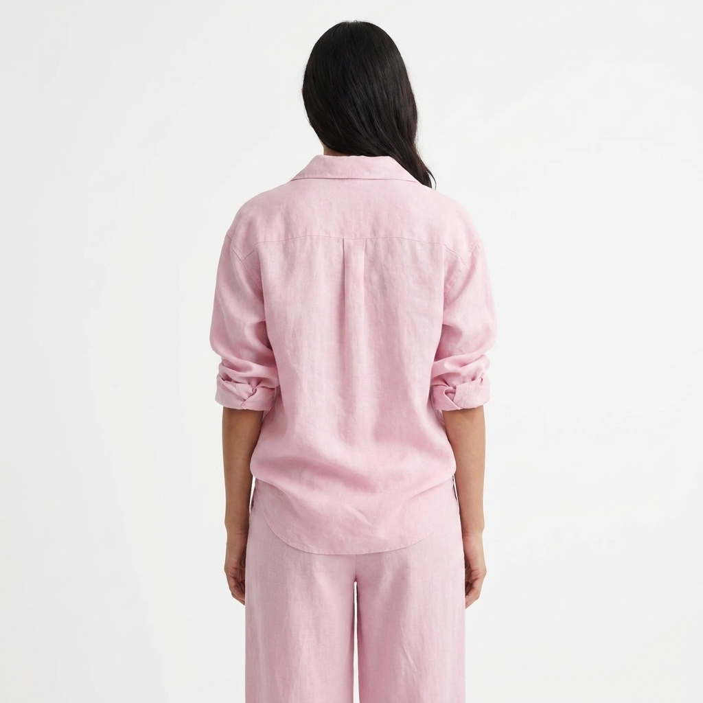Linen Tencel Lyocell Woven Fabric rendered