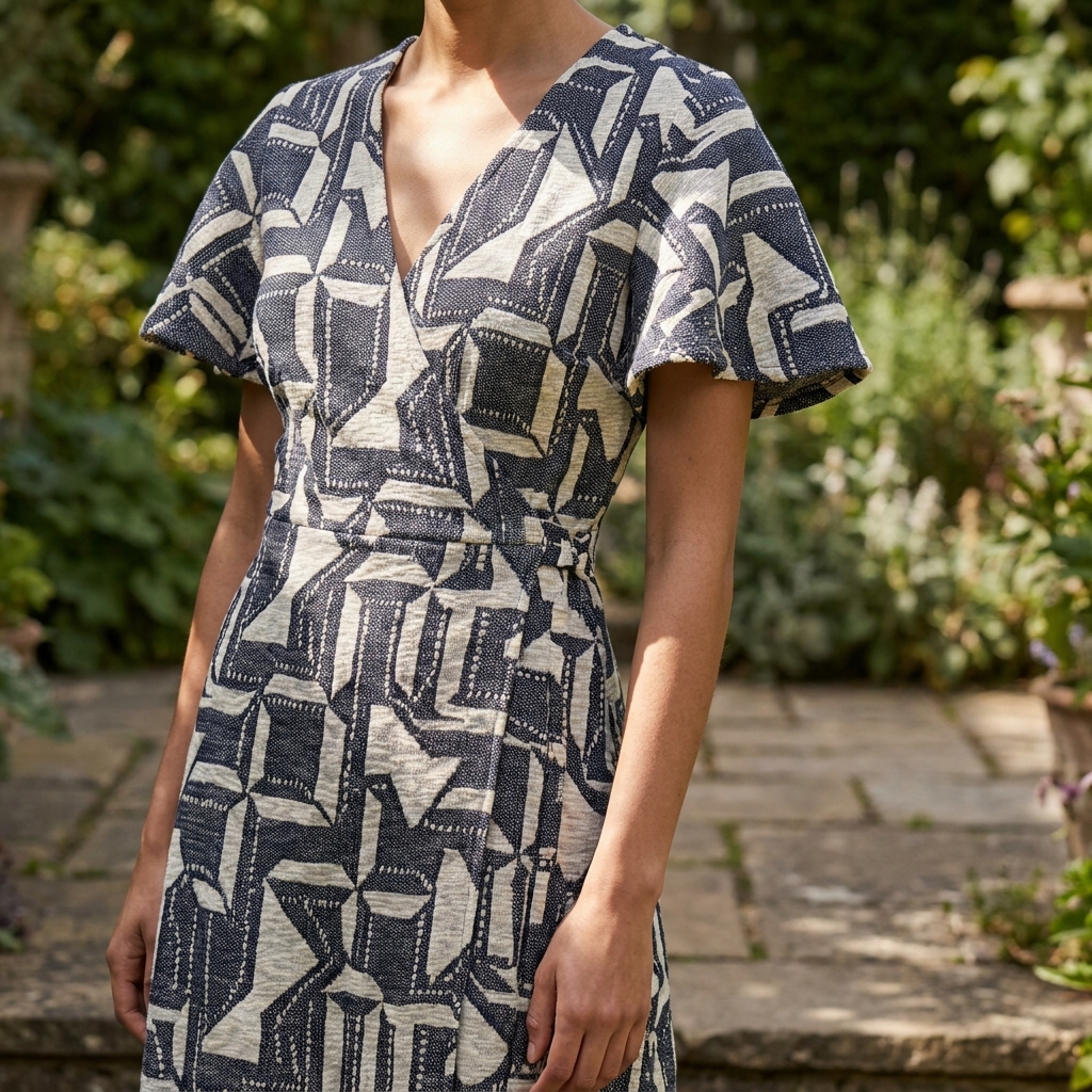Jacquard Cotton Polyester Chunky Knit Fabric — Styled