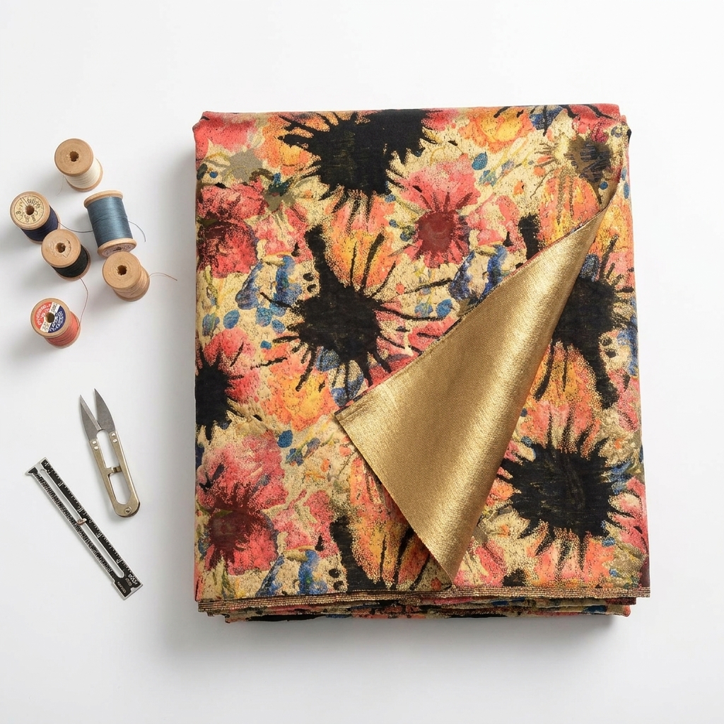 Jacquard 100% Polyester Woven Fabric rendered