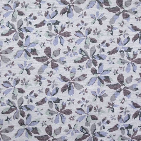 Floral 100% Polyester Knit Fabric