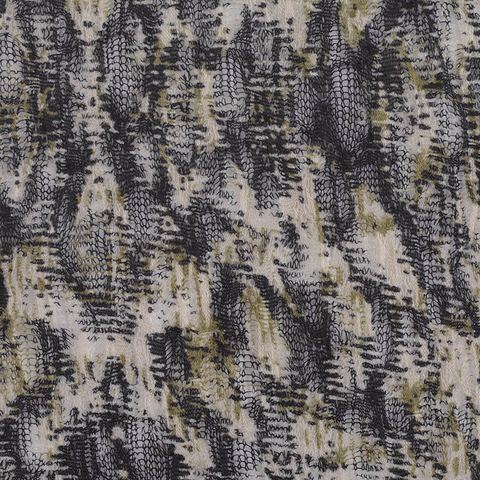 Animal Print 100% Polyester Pointelle Knit Fabric