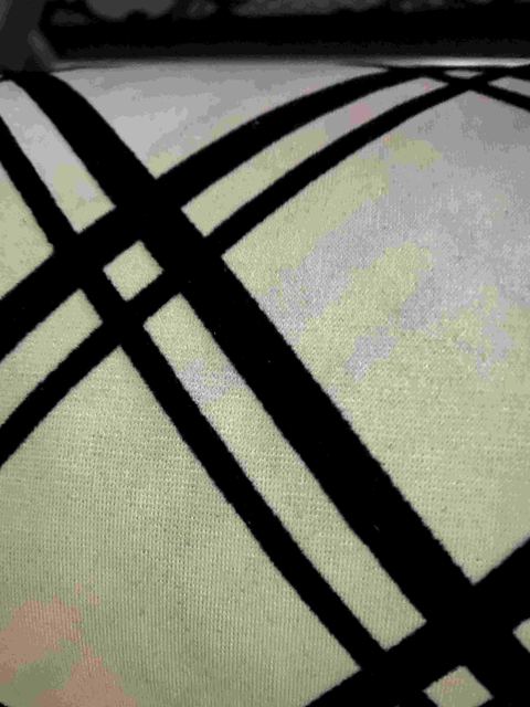 Flocked Viscose Nylon Stretch Ponte Knit Fabric