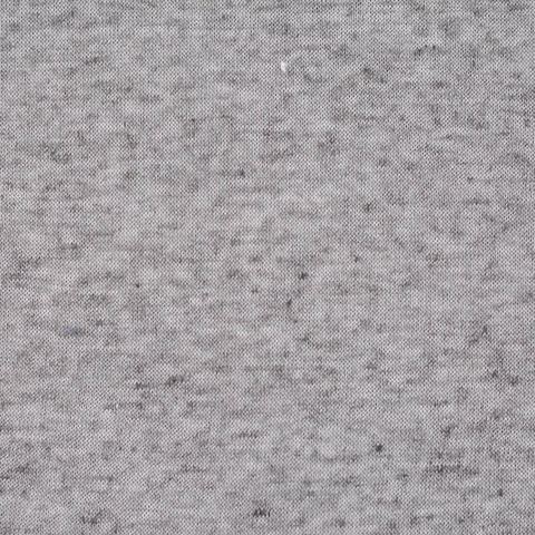 Heather Grey Marl Jersey Knit, Poly-Linen