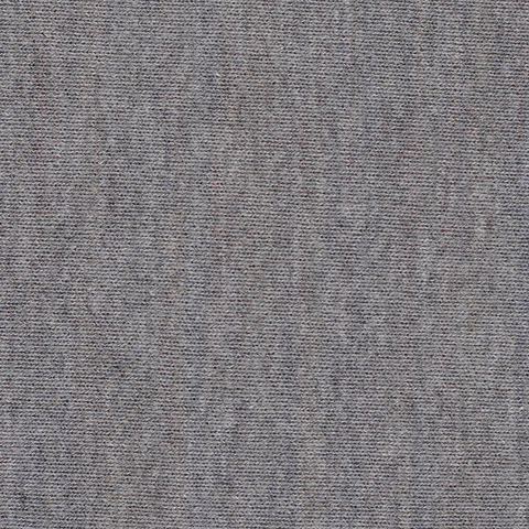 Heather Grey Marl French Terry, Poly-Cotton