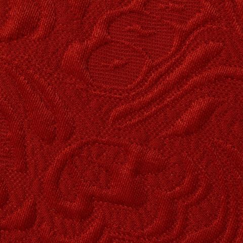 Red Tone-on-Tone Jacquard, Cotton-Poly