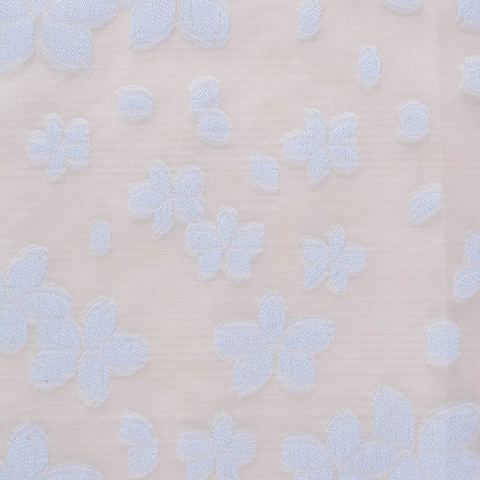 Floral Viscose Polyester Blend Woven Fabric