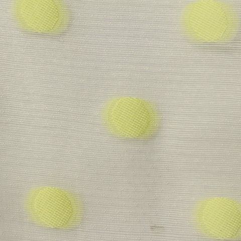 Bold Dotted Viscose Nylon Blend Woven Fabric