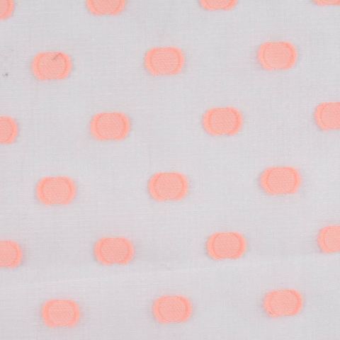 Dotted Viscose Nylon Blend Woven Fabric