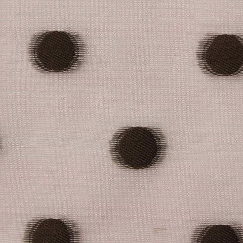Bold Dotted Viscose Nylon Blend Woven Fabric
