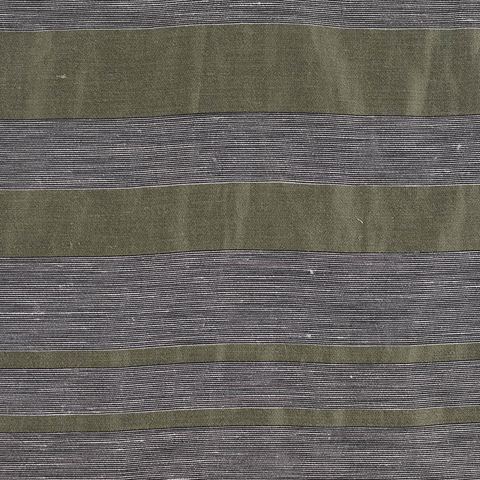 Striped Linen Viscose Blend Woven Fabric