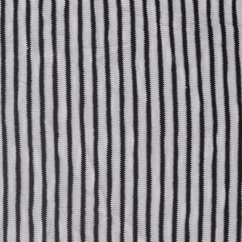 Fine Striped Slub Knit Fabric