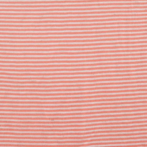 Fine Striped Cotton Viscose Knit Fabric