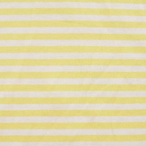 Yellow Horizontal-Stripe Knit, Cotton