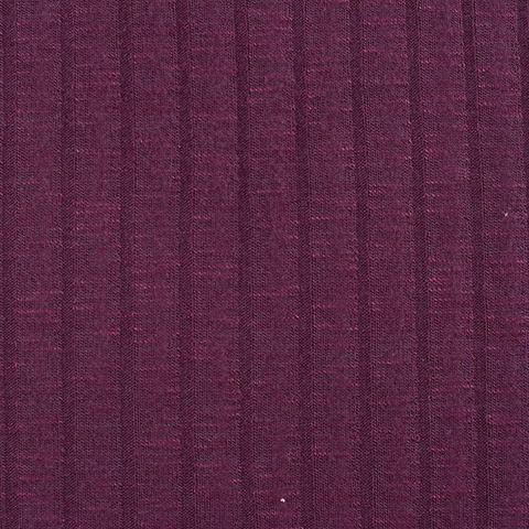 Striped Viscose Polyester Stretch Rib Knit Fabric