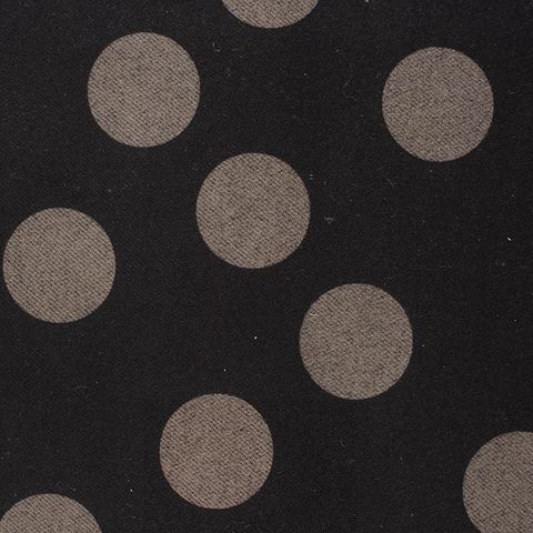 Bold Dotted Polyester Stretch Knit Fabric