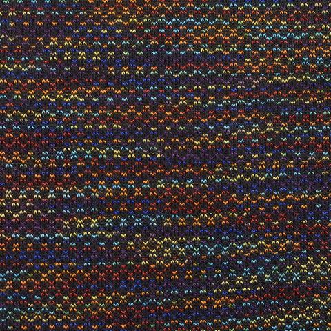 Striped Polyester Acrylic Knit Fabric