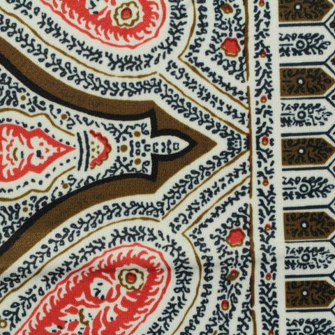 Printed Polyester Stretch ITY Knit Fabric
