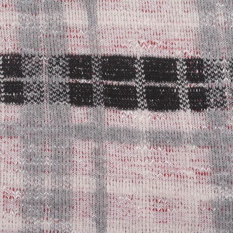 Bold Plaid Polyester Acrylic Blend Knit Fabric