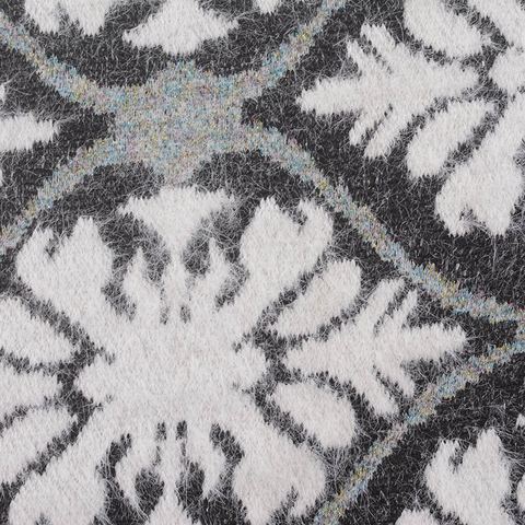 Jacquard Nylon Polyester Metallic Stretch Knit Fabric
