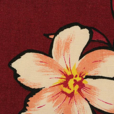 Bold Floral Linen Viscose Woven Fabric