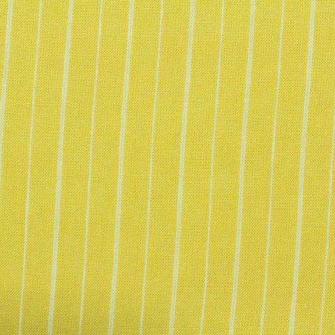 Fine Striped Linen Cotton Blend Woven Fabric