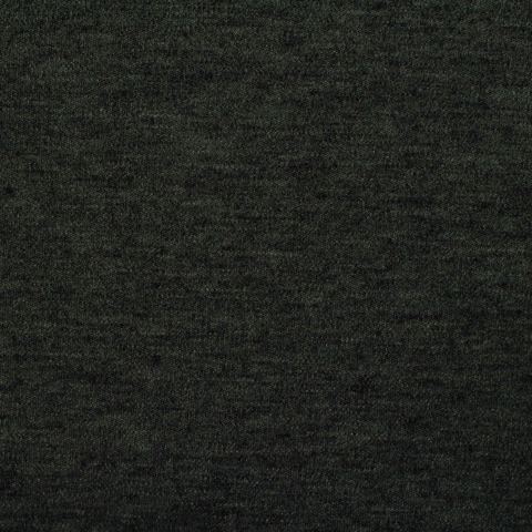 Dark Grey Marl Interlock Knit, Wool-Poly