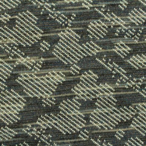Jacquard Cotton Polyester Metallic Knit Fabric