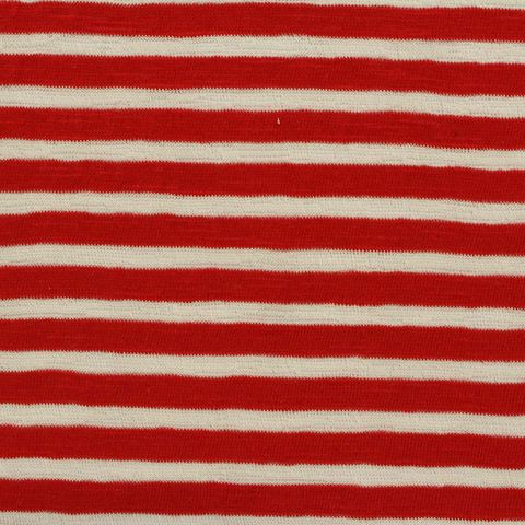 Striped Cotton Polyester Knit Fabric