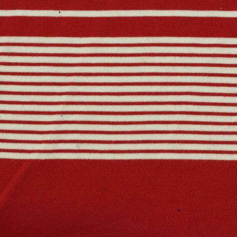 Striped Cotton Modal Jersey Knit Fabric