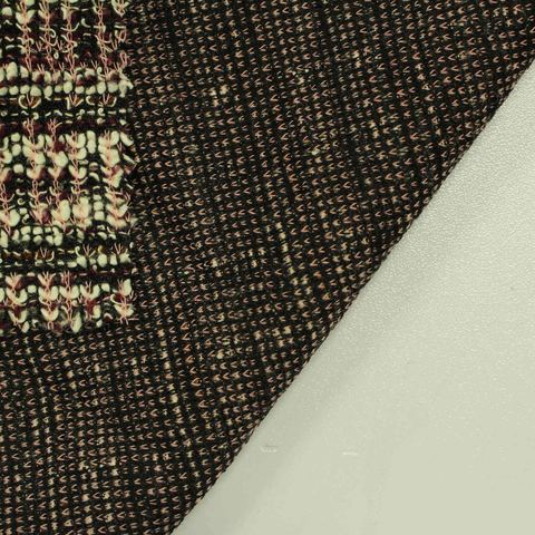Jacquard Polyester Cotton Knit Fabric