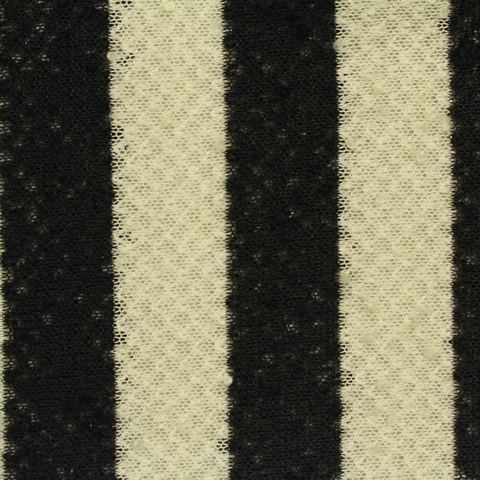Bold Striped 100% Polyester French Terry Fabric