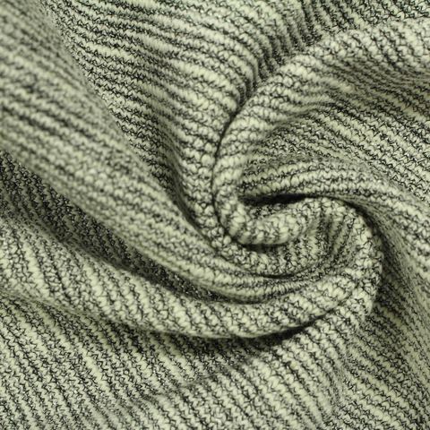 Heather Slub Viscose Polyester Interlock Knit Fabric