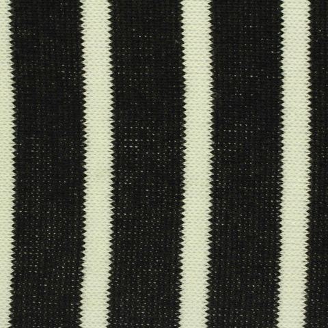 Striped Polyester Viscose Stretch Chunky Knit Fabric