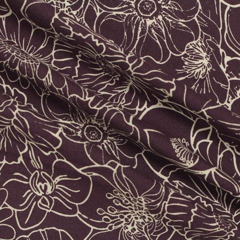 Bold Floral 100% Cotton Poplin Fabric