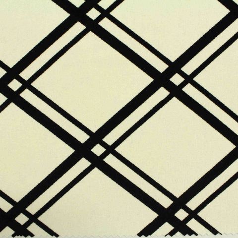 Flocked Viscose Nylon Stretch Ponte Knit Fabric