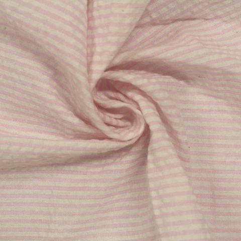 Polyester Cotton Seersucker Fabric