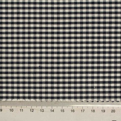 Fine Plaid 100% Cotton Woven Fabric