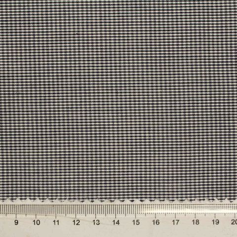Black Gingham Woven, Cotton