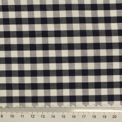 Fine Plaid 100% Cotton Woven Fabric